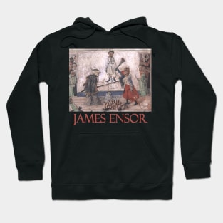 Skeletons Fighting Over a Hanged Man by James Ensor Hoodie